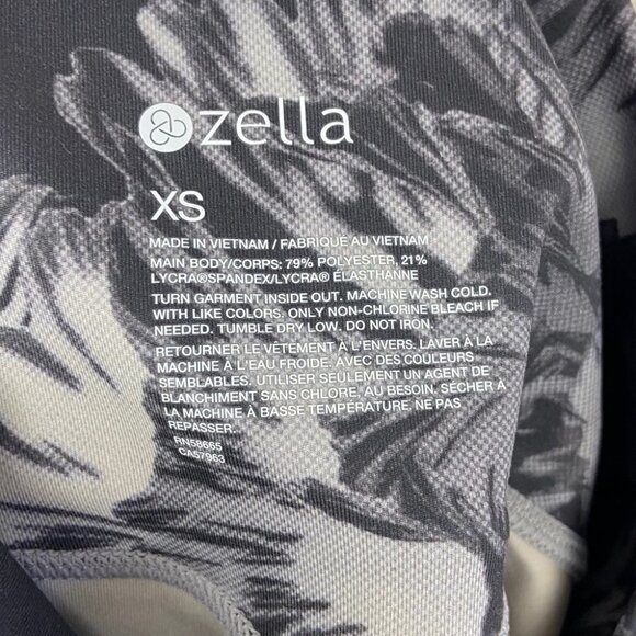 NEW Nordstrom Zella High Waist Leggings Size XS Studio Light Floral Print Boho - Picture 8 of 11